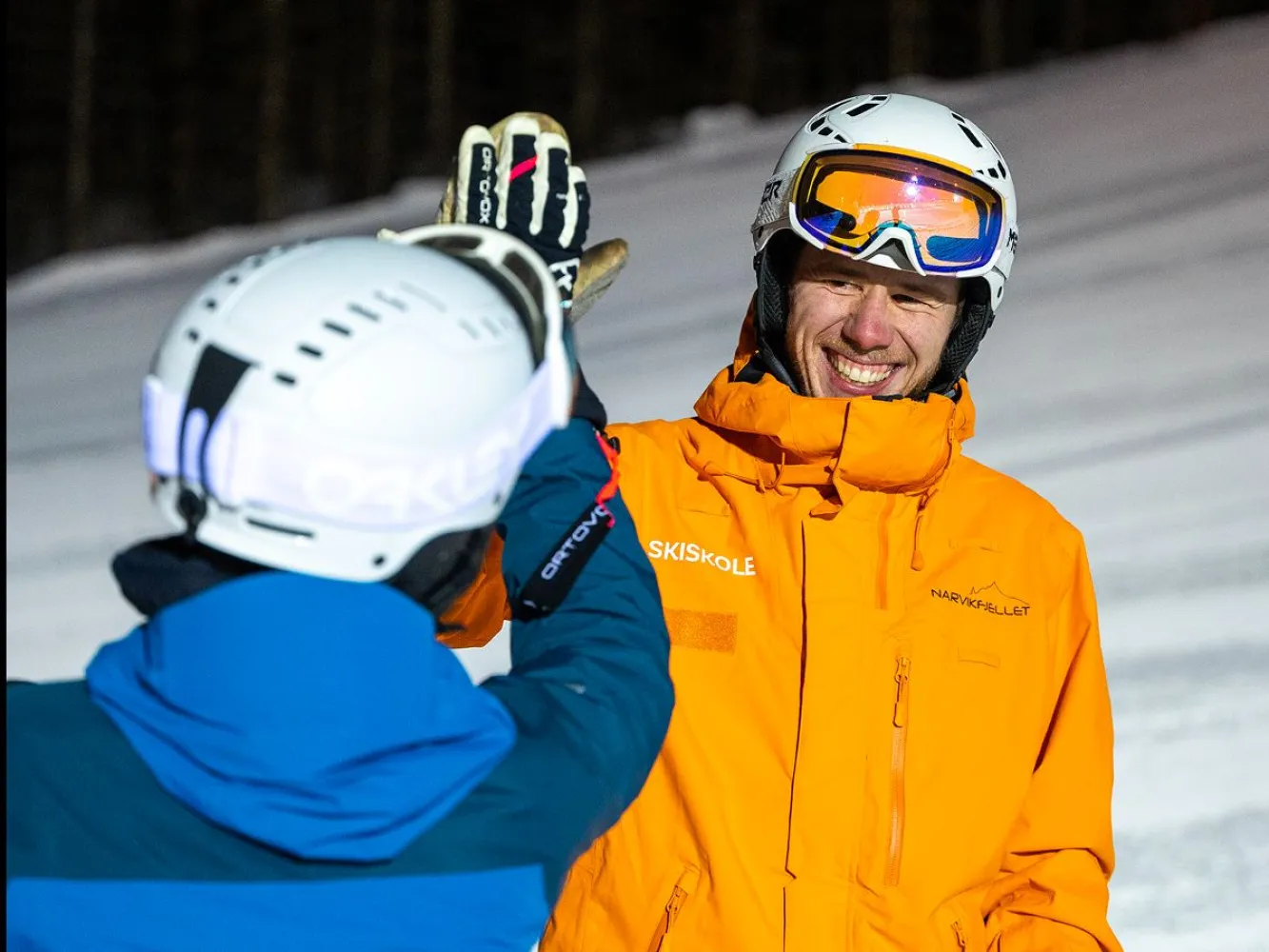 Skiinstruksjon 50 minutter, barn 3-7 år