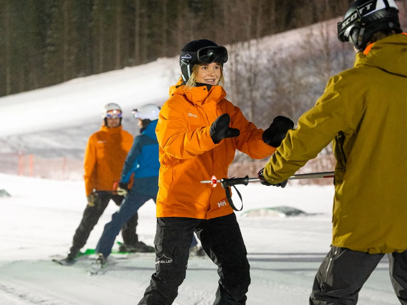 Skiinstruksjon 50 minutter, barn 3-7 år